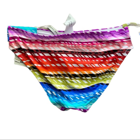 Trina Turk Prismatic Twist Bandeau and Bottom sz 6 nwt medium - Picture 9 of 10